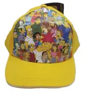 The Simpsons 20 Years Yellow Cap New TPF Hat 2009 Adult Or Kid Duff Krusty