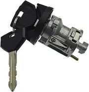 Lock Cylinder for Dodge Dakota Ram Viper B1500 B2500, Car Ignition Lock Cylinder with Keys US255L/4897986AA/5003845AA