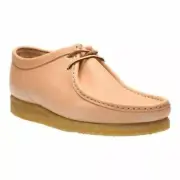 Clarks Originals Women Ut * Wallabee Natural Tan Lea * Made Italy * UK 4,5,6,7 D