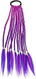 FRCOLOR Braid Hair Ponytail Wig Stylish Braid Extensions with Hair for Parties Weddings and Everyday
