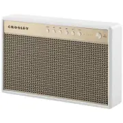 New Crosley Montero White Bluetooth Speaker CR3112A-WS4 20 Watt USB Port Side