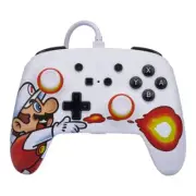 MARIO Nintendo Power A Enhanced Wired Controller Fireball Switch Brand New