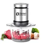 Kitchen in the box Mini Food Processors,400W Powerful Mini Meat Grinder & Foo...