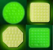 Push Pop Bubble Fidget Toy Glow In The Dark Stocking Filler For Kids