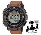 CASIO PRO TREK Mens Watch PRG-340L-5JF Camp Climbing Hiking Brown CASTLON® JAPAN