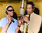 Stevie Wonder Marvin Gay colorized Photo 16.x 20