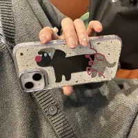 在飛比找蝦皮購物優惠-【G-Plus Studio】鏡面長條狗手機殼 iPhone
