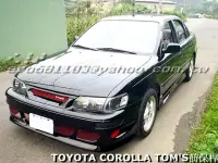 在飛比找Yahoo!奇摩拍賣優惠-TOYOTA COROLLA TOM'S前保桿空力套件93-