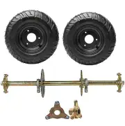 810mm 32" Go Kart Rear Axle Kit, 6" Wheels ,Sprocket Hub For ATV Quad Buggy Golf