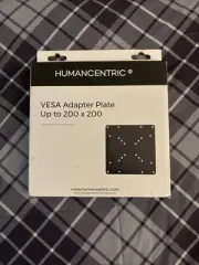 HumanCentric 200 x 200 VESA Adapter Plate for Display, TV, Monitor Mount.