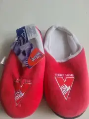 New Sydney Swans Slippers Size L Afl Football Nwt Funky Feet