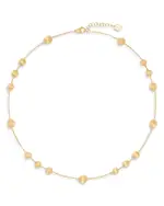 Marco Bicego 18K Yellow Gold Africa Textured Bead Collar Necklace, 16.5-18