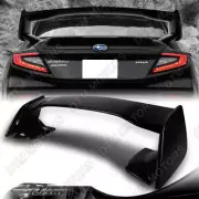 OE STYLE PAINTED BLK ABS REAR TRUNK SPOILER WING FIT 22-25 SUBARU WRX STI SEDAN (for: Subaru)