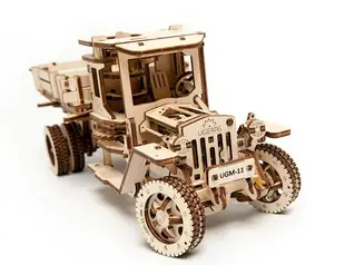 /Ugears/ 烏克蘭木製模型 四輪驅動卡車 Truck UGM-11