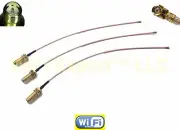 3x8" Mini PCI IPX U.FL to LONG RP-SMA RG178 Cable for Yuneec ST16 Typhoon Remote