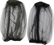 KICHOUSE 4pcs Insect Netting Hat Portable Outdoor Supplies Head Nets Mesh Net Fit Men Women Neutral Design