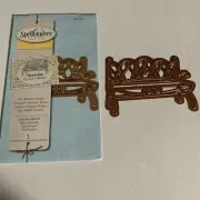 New Spellbinders Die Set GARDEN BENCH D-Lites S2-085