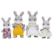 Sylvanian Families Cottontail Family Animal Rabbit Figure Doll Kids Playing Toy