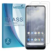 [2 Pack] Nokia G60 5G Tempered Glass Crystal Clear Premium 9H HD Screen Protector by MEZON – Case Friendly, Shock Absorption (Nokia G60 5G, 9H) – FREE EXPRESS