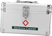 GOOHOCHY Portable Large Aid Box Durable Medicine Storage Case for Camping Outdoor Sports Family Business Use Easy Open Design for Quick Access
