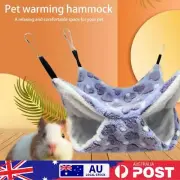 Hamster Hammock Guinea Pig Rat Hammock Double Layer for Small Animals Guinea Pig