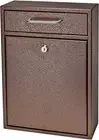 Mail Boss 7418 High Steel Locking Mounted Mailbox-Office Drop Comment Letter Dep