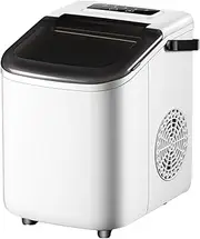 Portable Ice Makers Countertop, Nugget Ice Maker Machine, Self-Cleaning Bullet Ice Cubes Maker, Makes 9 Pieces of Ice at a Time, 8-10kg of Ice in 21 Hours,110V