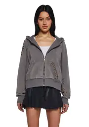 [Current Mood] Dirty Daylight Crop Hoodie