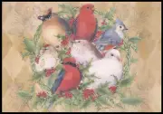 Greeting Card - Bird Birds - Sherri Buck Baldwin - Christmas 0832