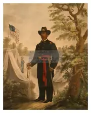 MARTIN R. DELANY ONLY AFRICAN AMERICAN SOLDIER PROMOTED TO MAJOR 8X10 PHOTO