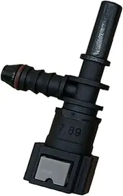 Hose Coupling 7.89 mm ID6 F, Fuel Line Connector, Rubber Line Connector, Hose Coupling Compatible with Opel Vivaro Primastar Trafic for Engine Fuel Line