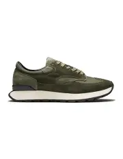 [Aquila] Circuit Suede Sneakers in Olive