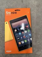Amazon Fire HD 8 16gb Tablet Canary Yellow 7th Gen With Alexa
