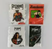 Pop Culture 2" Enamel Pin x4 The Punisher Godzilla Deadpool Mike Tyson Badge NEW