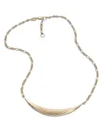 Jennifer Zeuner Nic Textured Statement Necklace, 15-16