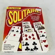 Hoyle Solitaire 25 Fun Games with 2 Decks Of Cards 7260 1997