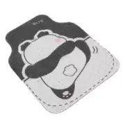 Vehicle Floor Mat Decorative Floor Mat Panda Pattern Non-slip Floor Mat Floor