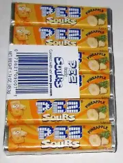 PEZ SOURS Candy Refills 6 Pack PINEAPPLE