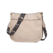 Nevenka Vegan Leather Large Crossbody Bags for Women with Adjustable Straps-CreamyWhite