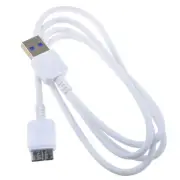 White Micro USB 3.0 A to Micro B Cable Cord for WD My Passport HDD WDCA042RNN