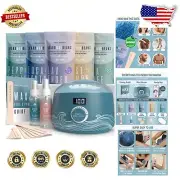 Complete Easy-to-Use Waxing Kit with Digital Display - Safe for All Skin Types