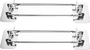 COSMEVIVI 2pcs Rv Accessories for inside Rv Shower Storage Bar Rv Shower Corner Shelf Rod Shower Corner Storage Bar Camper Accessories Rv Organization and Storage Trailer Accessories