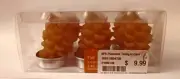 Halloween Six Unscented Pinecone Decorative Tealight Candles