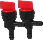 Abs Material 2 Pack Off Valve Small Engine Shut Off Valve for Lawn Mowers Pressure Washers Prevents Leaks Easy to Install