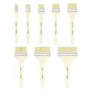 XDT#2801 Hake Paint Brush Hog Bristle Extra Long Handle