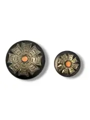 Wildfire Saddlery Pinwheel Style Concho