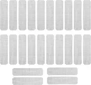 SHINEOFI 25Pcs Adhesive Window Screen Repair Patch Kit Mesh for Fly and Insect Prevention Easy to Cut Apply for Windows Doors and Tents