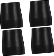 Foot Grip Pads for Commode Chairs 4pcs Non-slip Rubber Foot Covers Enhance Stability and Safety in Any Setting