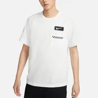 在飛比找Yahoo奇摩購物中心優惠-NIKE 短T DRI-FIT 白 口袋 快排 運動短T 男