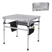 Folding Table, Table for Grill, Camping Table, Small Square Table, Outdoor Table